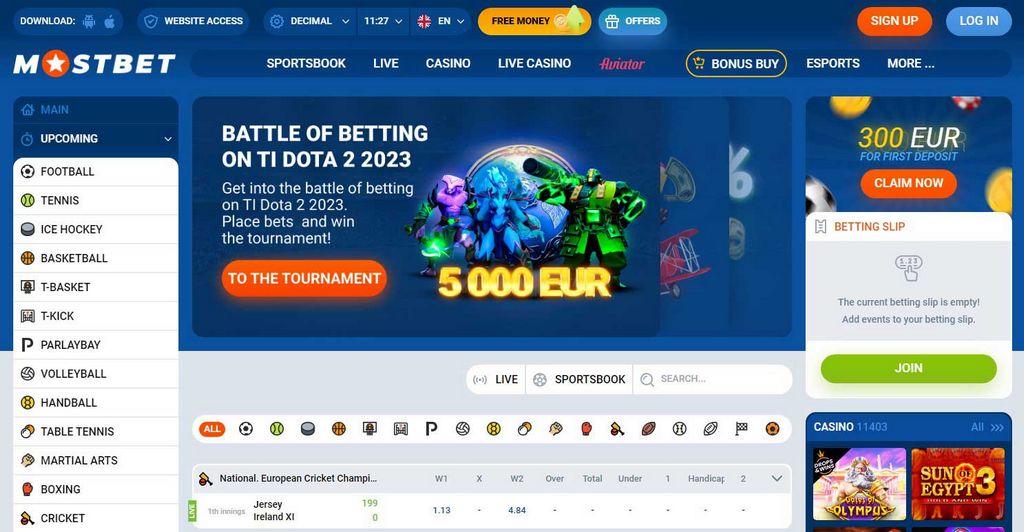 Официальный сайт Mostbet - вход на зеркало Mostbet